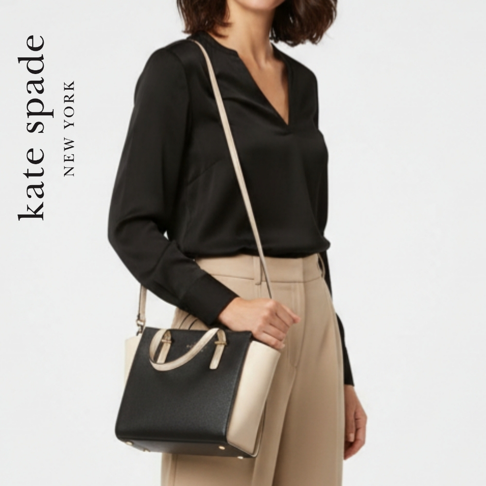 Kate Spade | cedar street small hayden handbag, black/cement